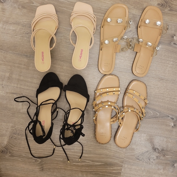 High Heel And Sandal Bundle Of 4 - Picture 1 of 2